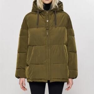 NEW Oof Wear Oversize Hooded Jacket 9063 Verde Oliva Olive Green
